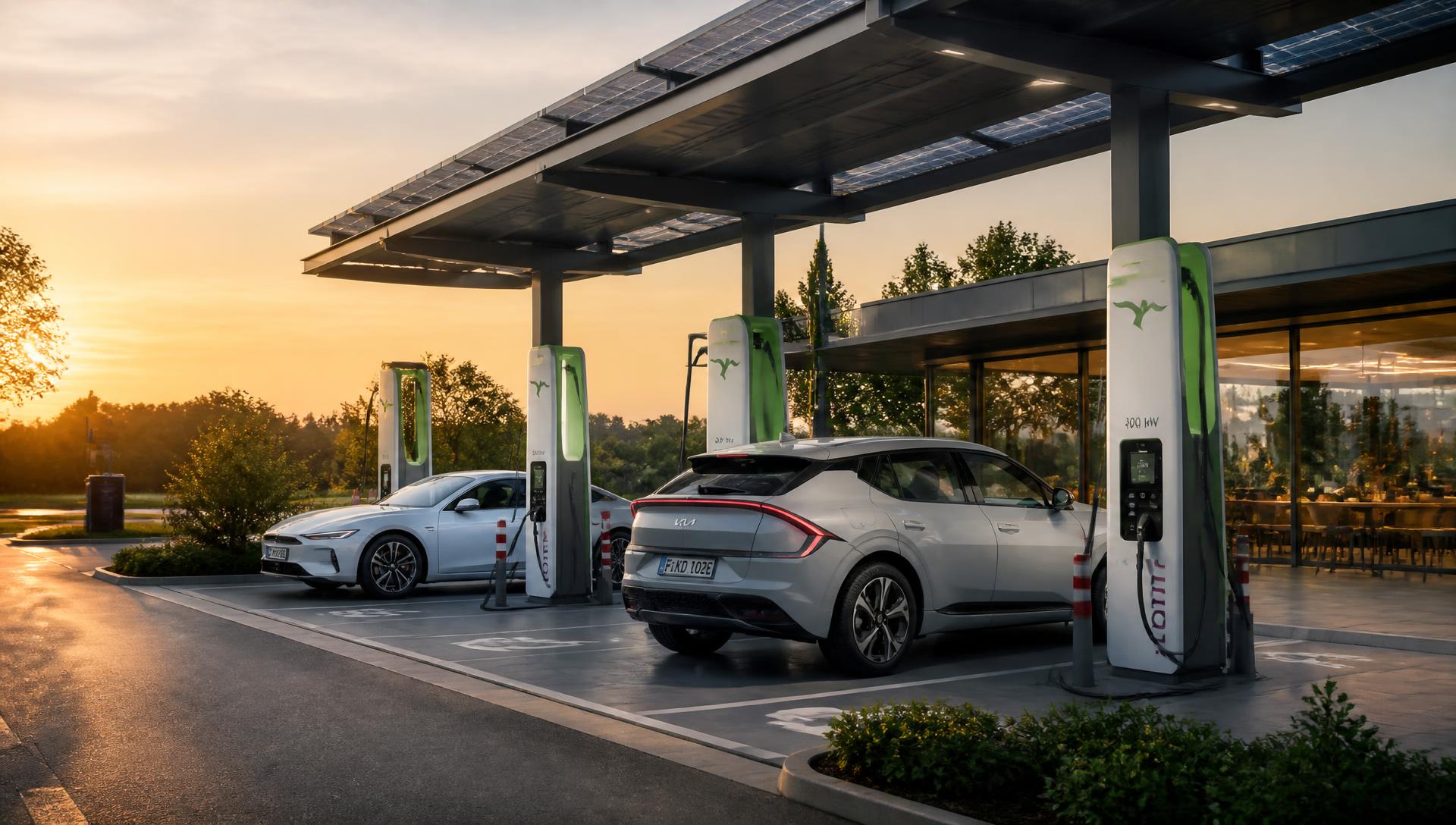 आधुनिक EV Fast Charging स्टेसन